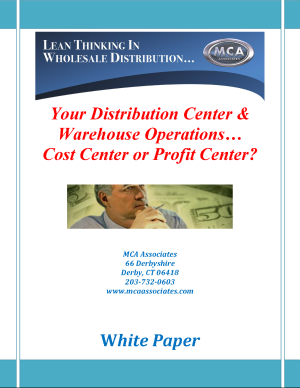 Your Distribution Center & Warehouse Operations...Cost Center or Profice Center?